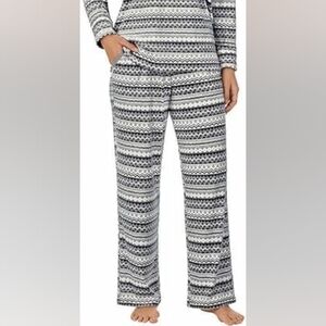 🌴 Nautica Gray and White Patterned Pajama Pants